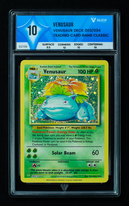 02156 VENUSAUR Grading Card