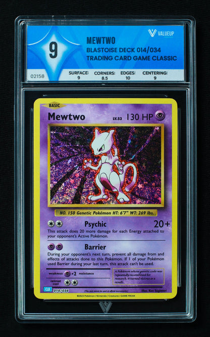 02158 MEWTWO Grading Card