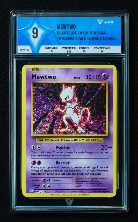 02158 MEWTWO Grading Card