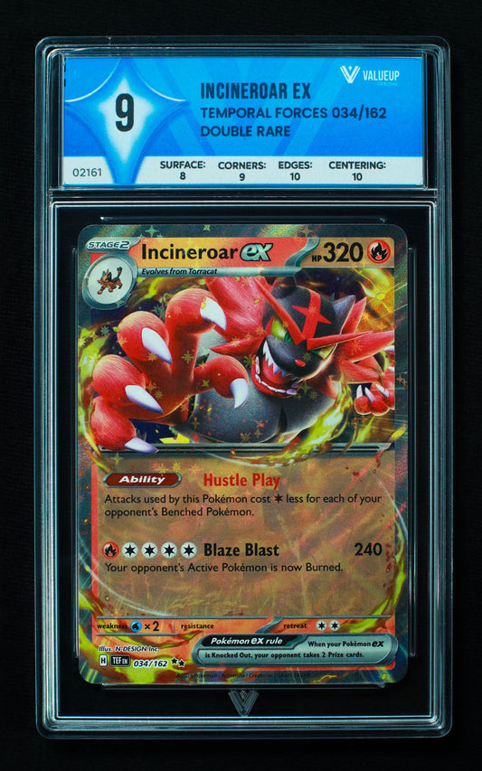 02161 INCINEROAR EX Grading Card