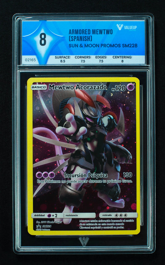 02165 ARMORED MEWTWO (SPANISH) Grading Card