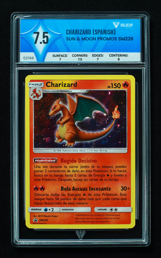 02166 CHARIZARD (SPANISH) Grading Card