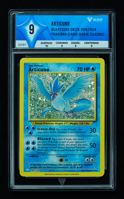 02167 ARTICUNO Grading Card