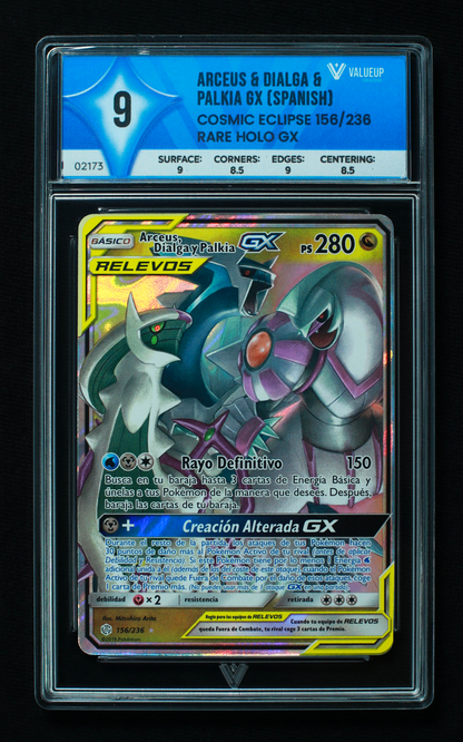 02173 ARCEUS & DIALGA & PALKIA GX (SPANISH)