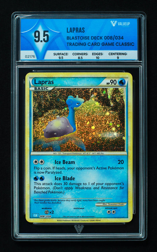 02176 LAPRAS Grading Card
