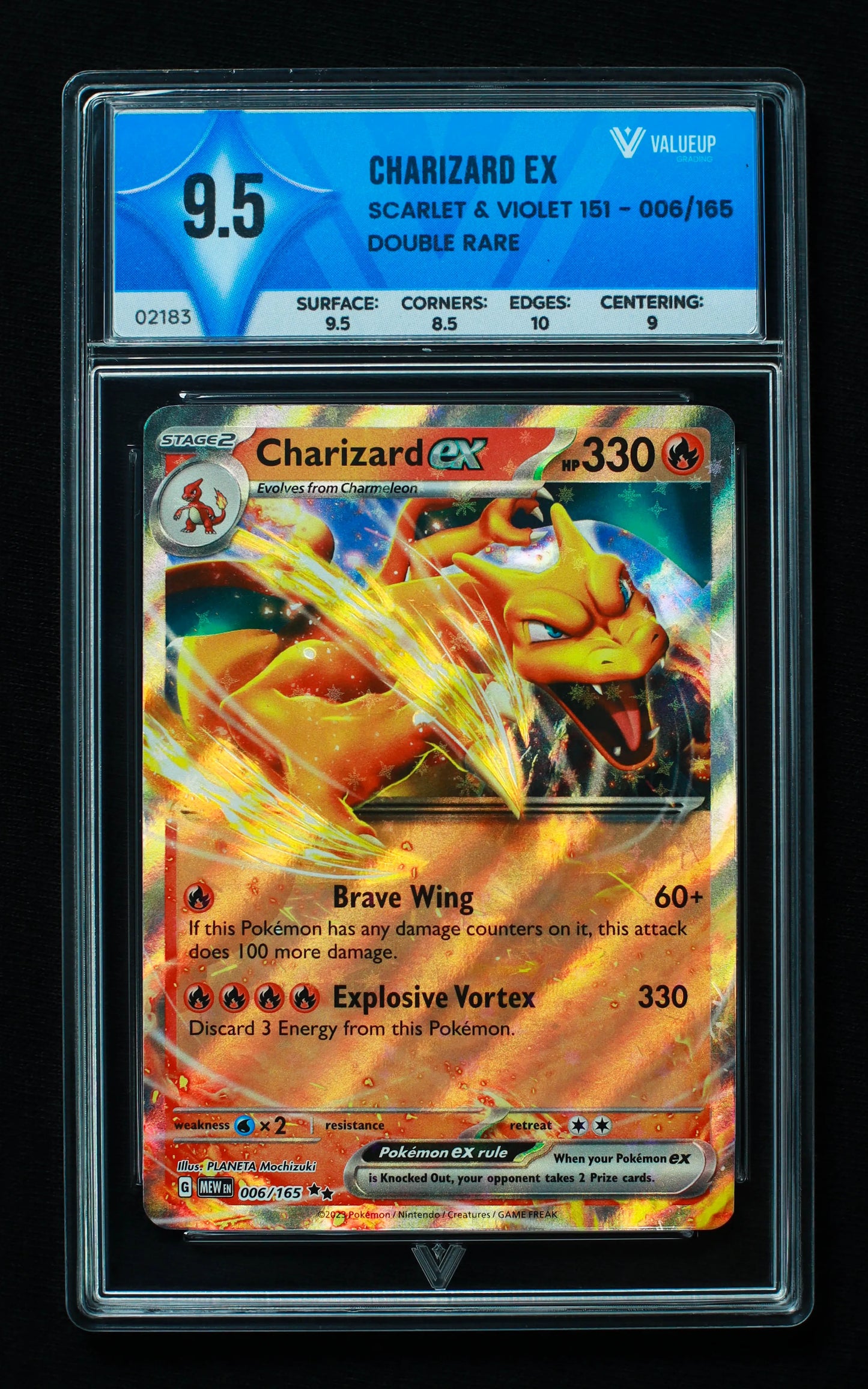 02183 CHARIZARD EX Grading Card
