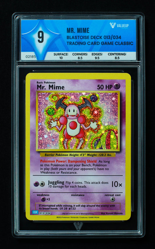 02185 MR. MIME Grading Card