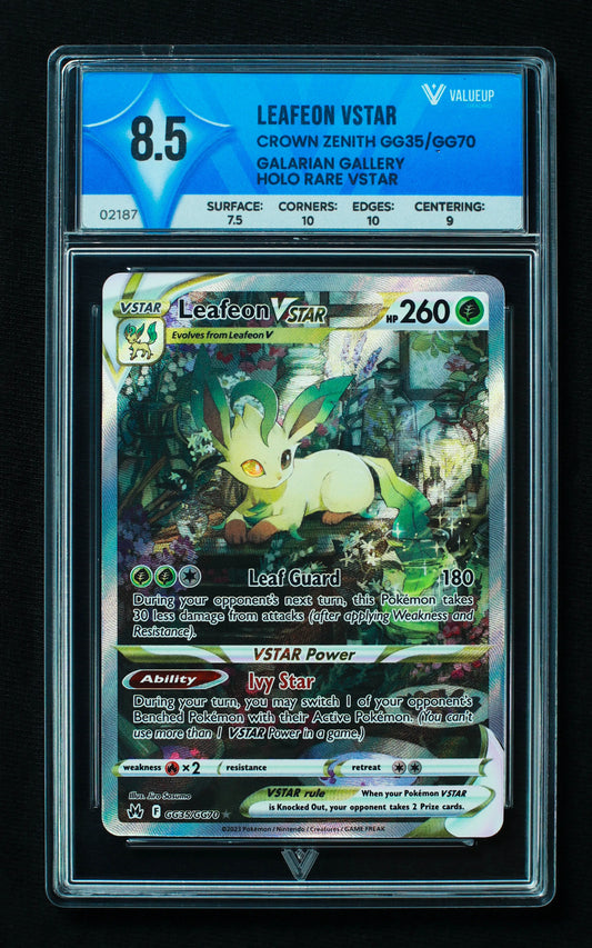 02187 LEAFEON VSTAR Grading Card