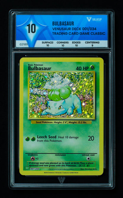 02189 BULBASAUR Grading Card