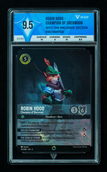 02192 ROBIN HOOD - CHAMPION OF SHERWOOD Grading Card