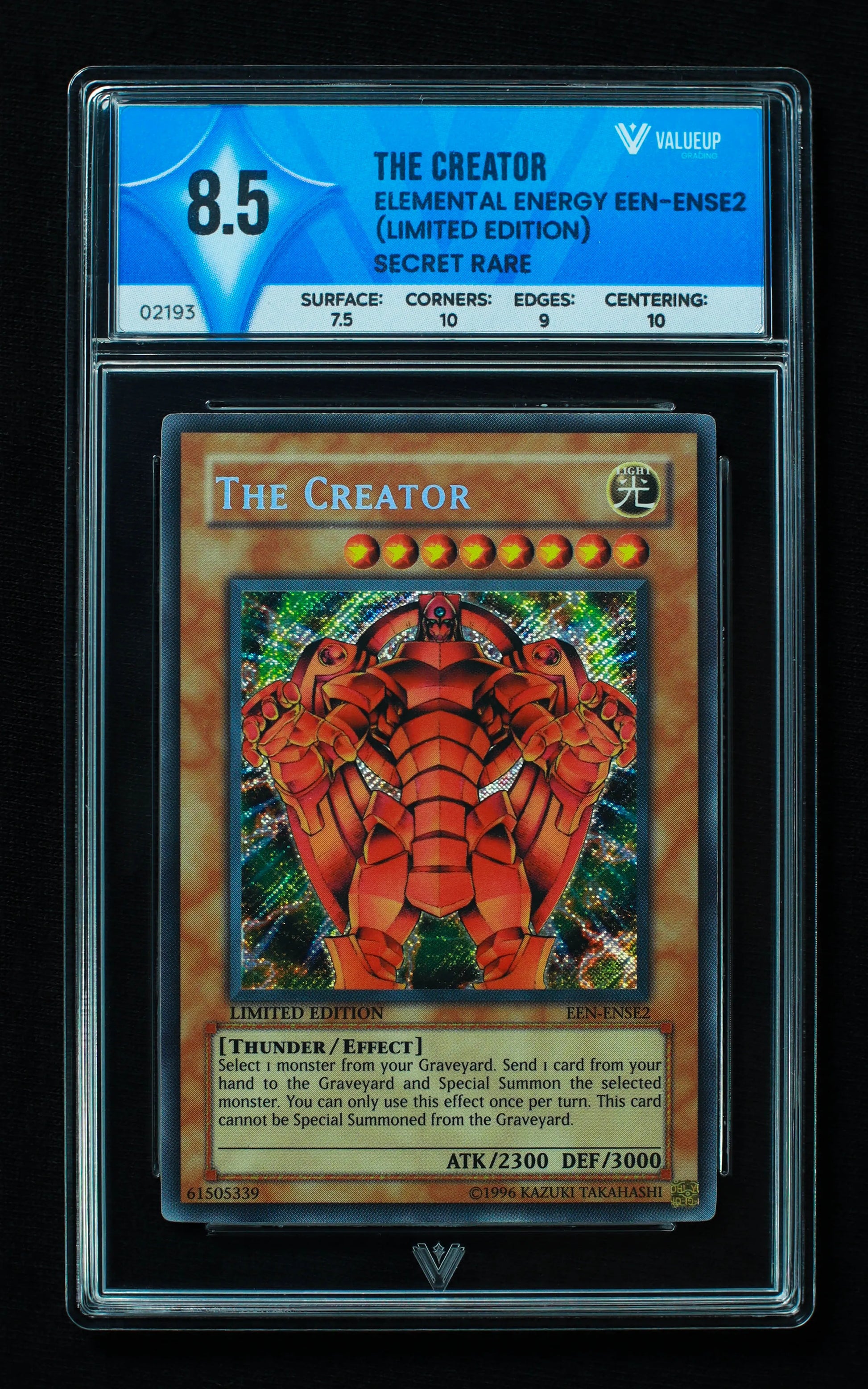 02193 THE CREATOR Grading Card
