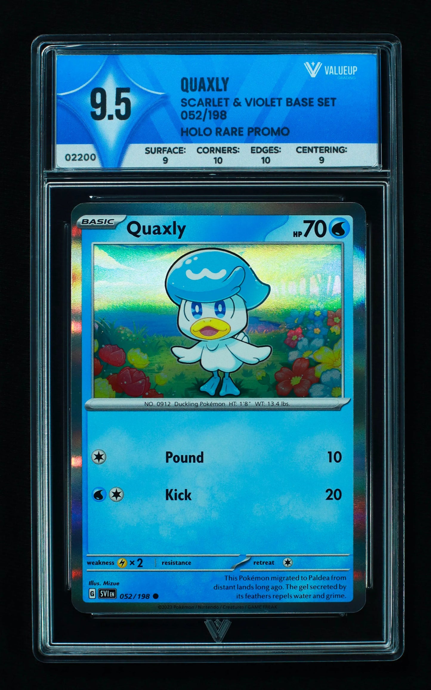 02200 QUAXLY Grading Card