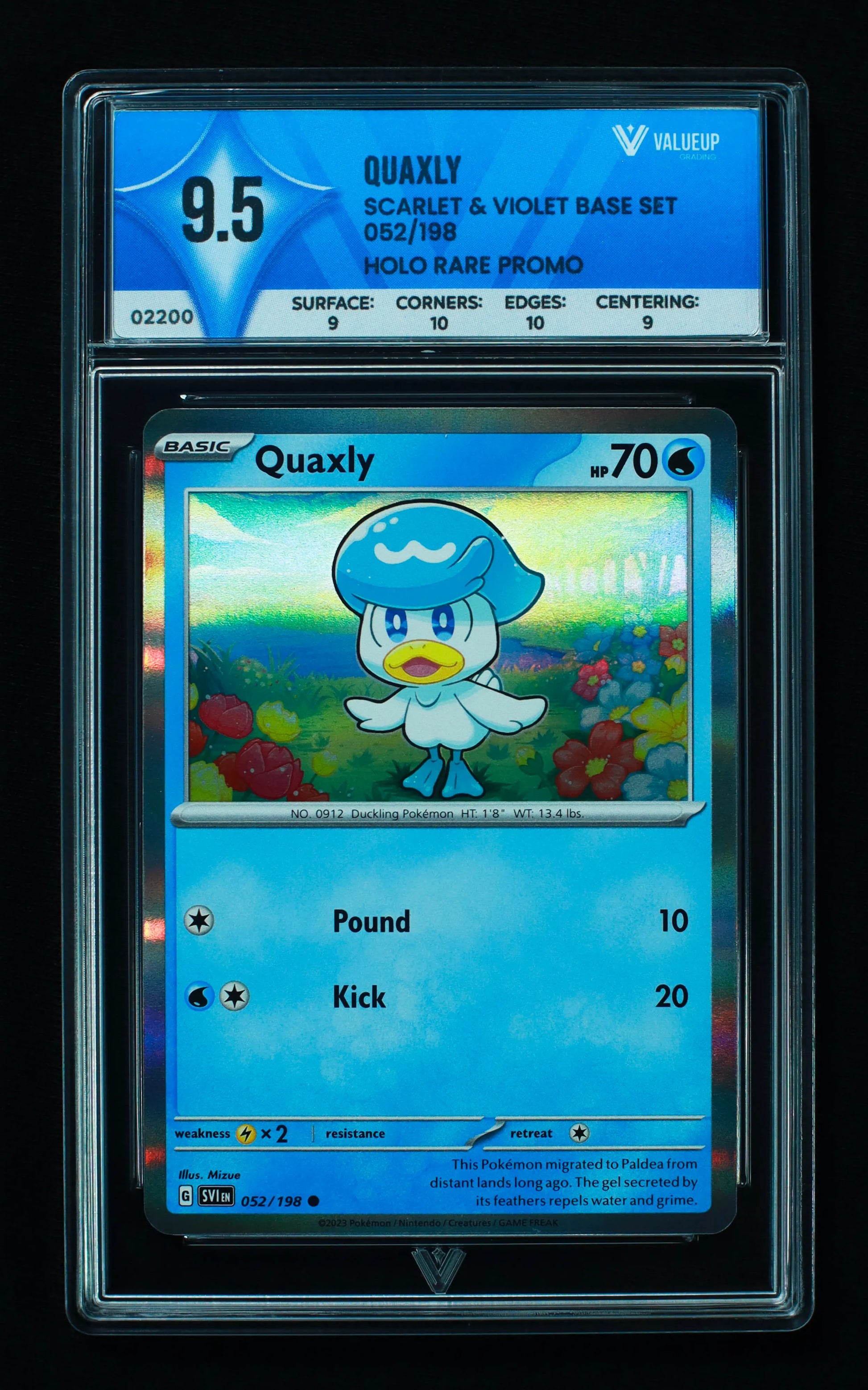 02200 QUAXLY Grading Card