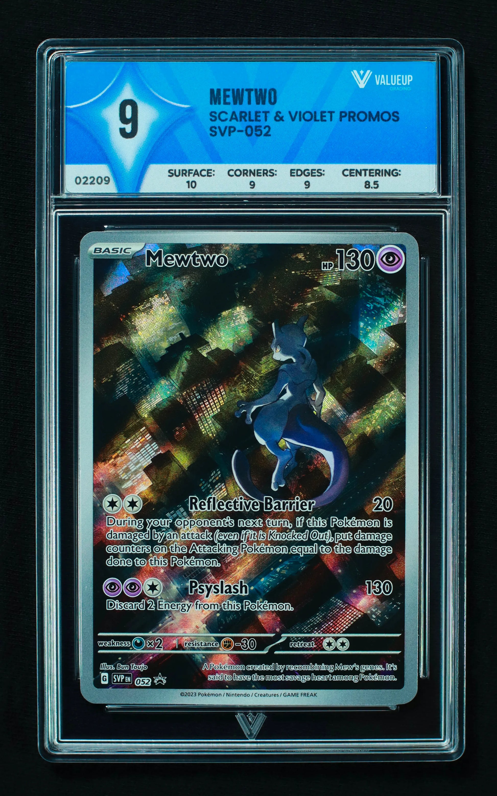 02209 MEWTWO Grading Card