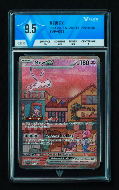 02210 MEW EX Grading Card