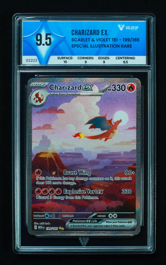 02222 CHARIZARD EX Grading Card