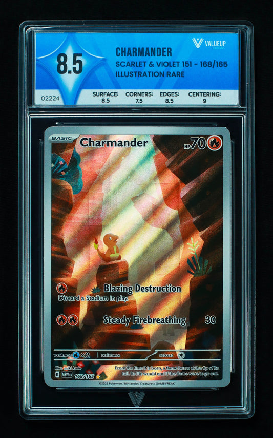 02224 CHARMANDER Grading Card