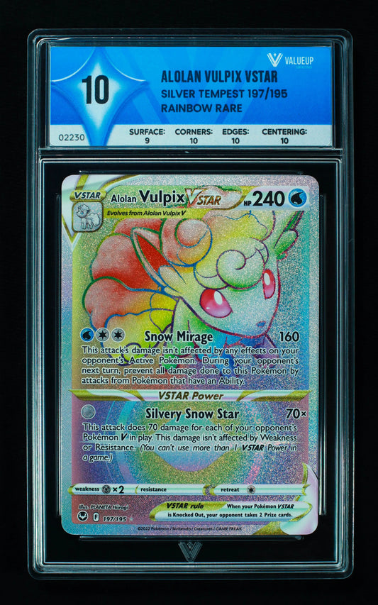 02230 ALOLAN VULPIX VSTAR Grading Card
