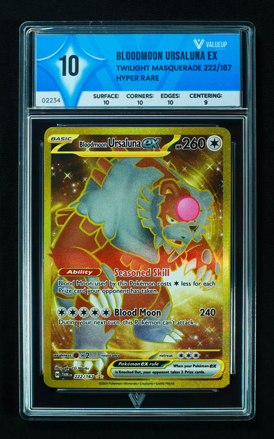 02234 BLOODMOON URSALUNA EX Grading Card