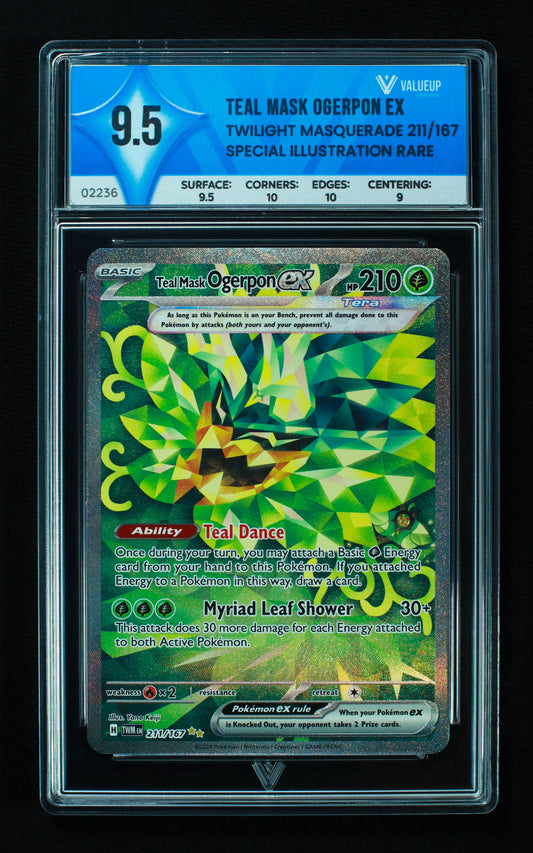 02236 TEAL MASK OGERPON EX Grading Card
