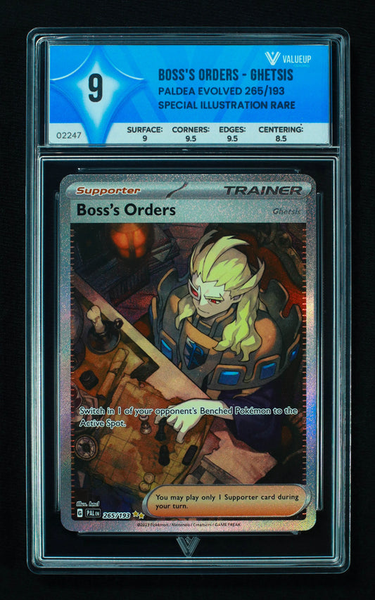 02247 BOSS'S ORDERS - GHETSIS Grading Card