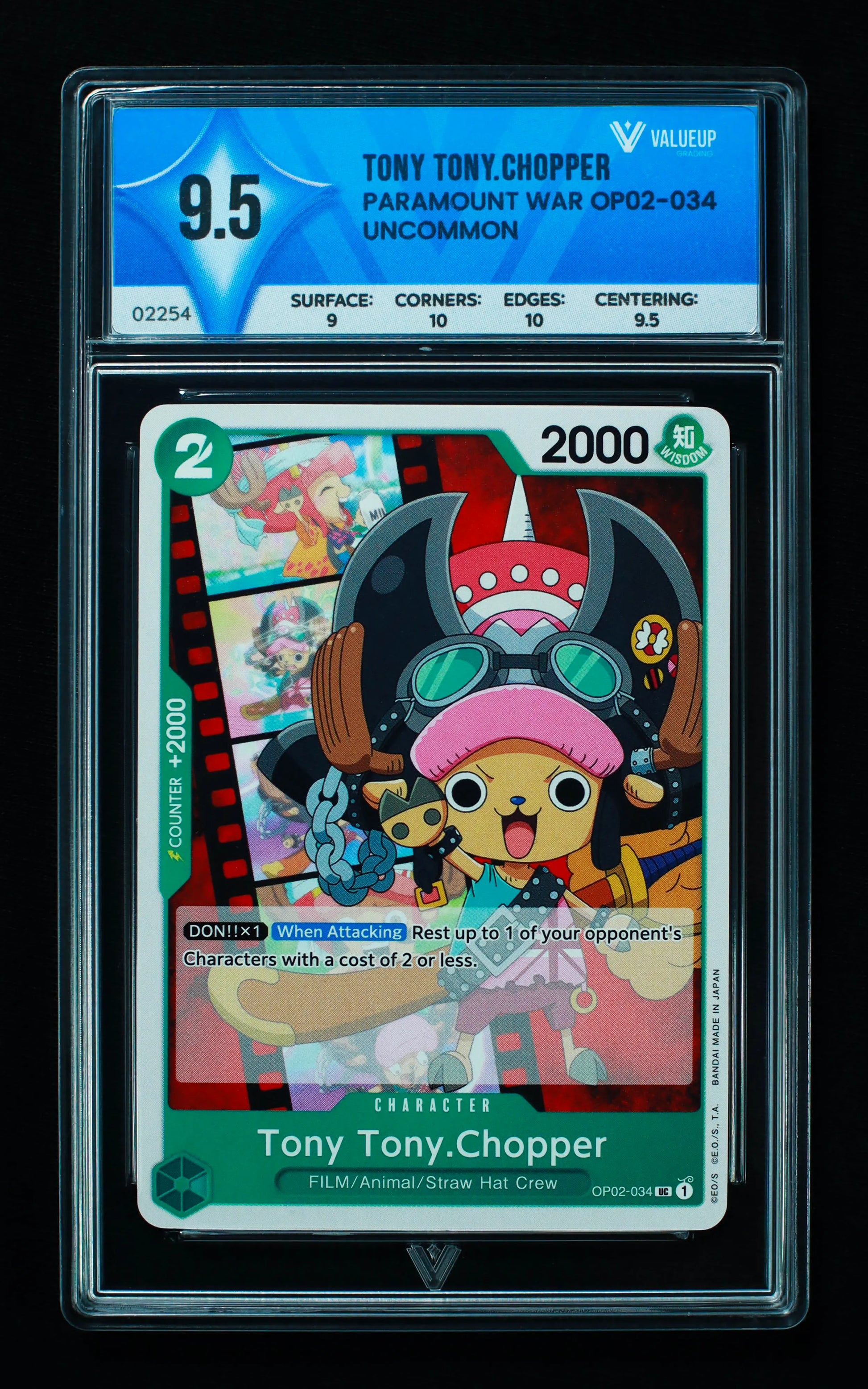 02254 TONY TONY.CHOPPER Grading Card