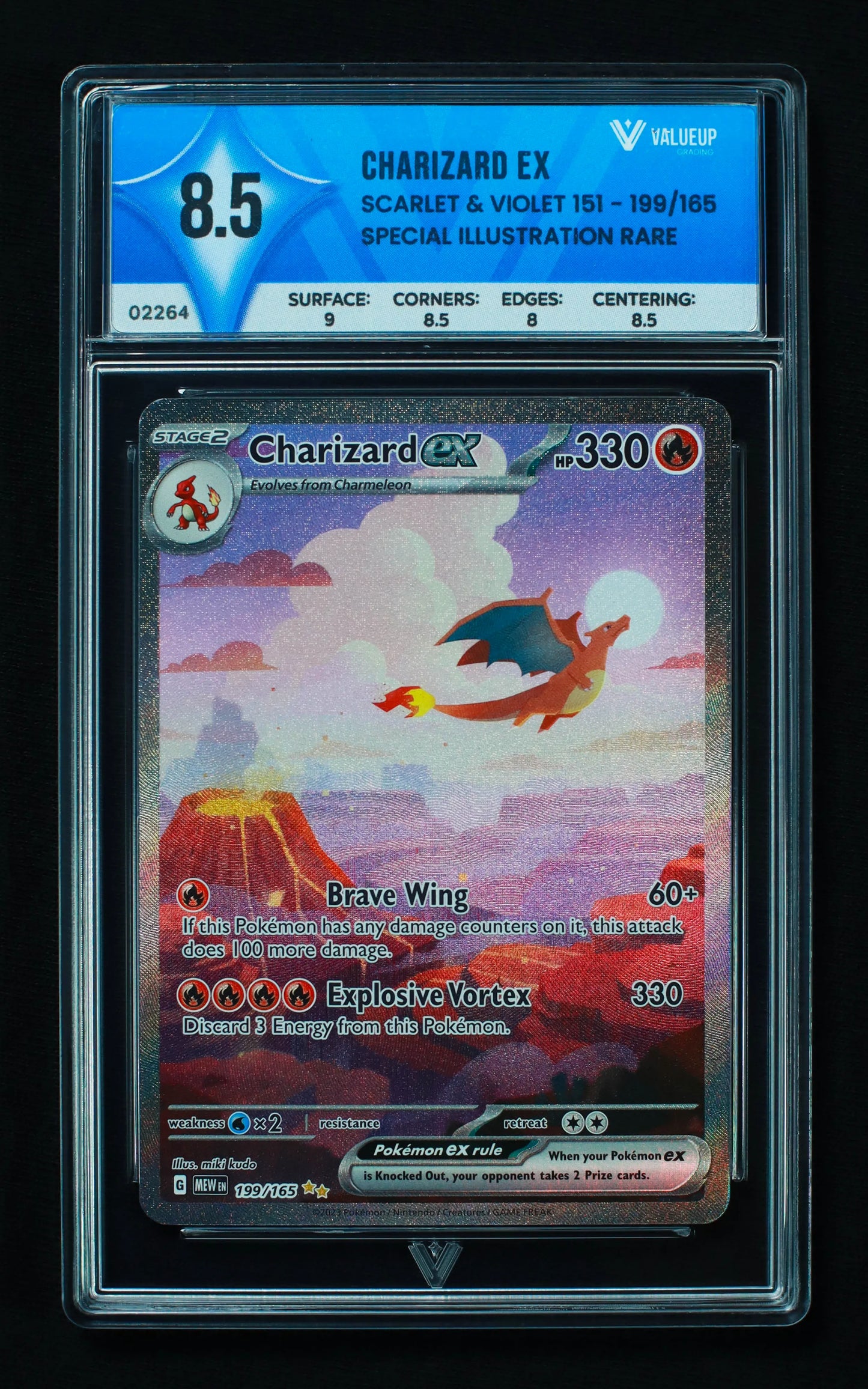 02264 CHARIZARD EX Grading Card