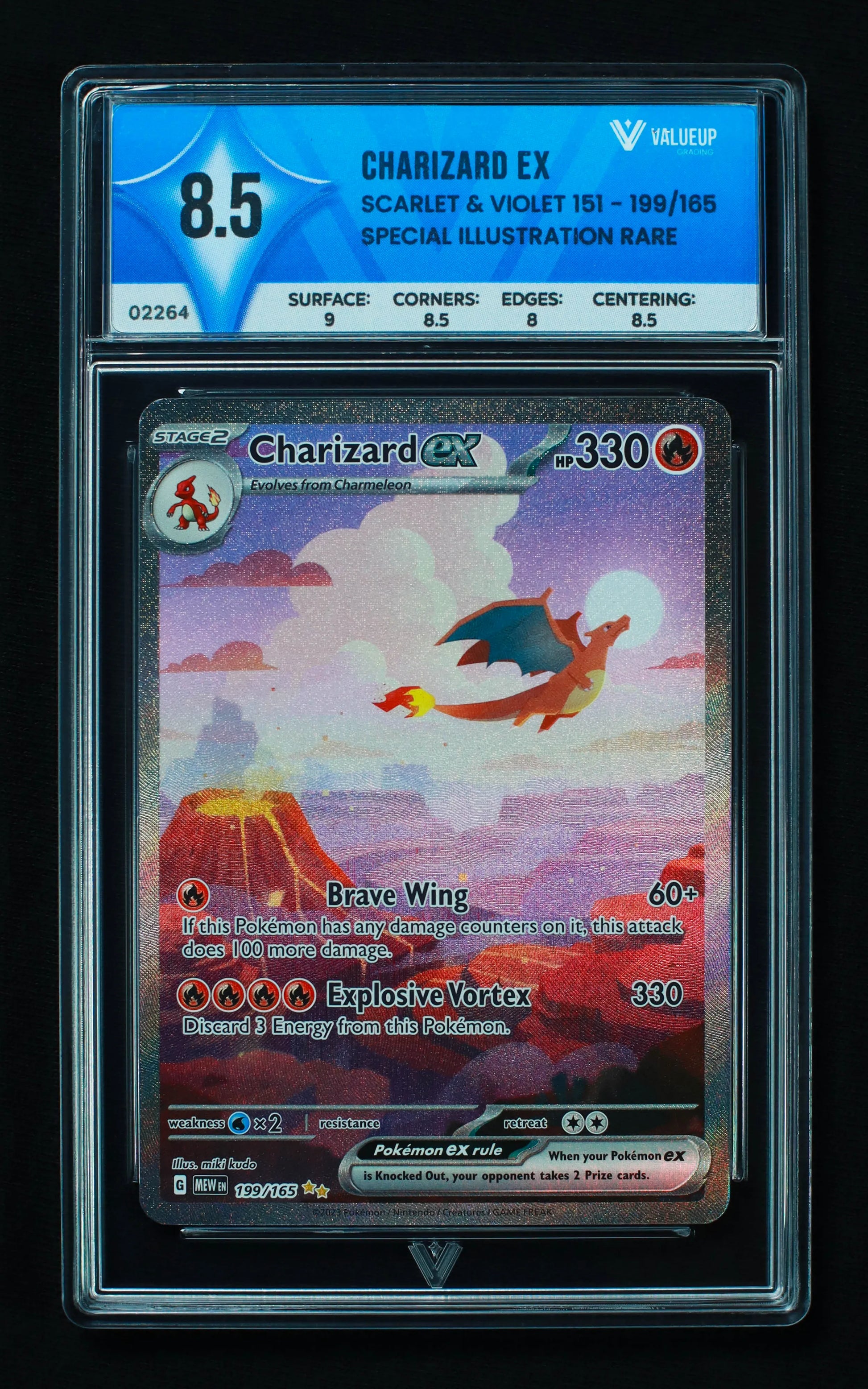02264 CHARIZARD EX Grading Card