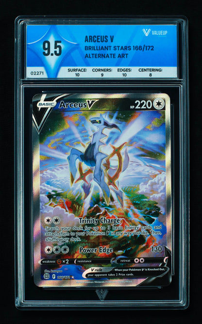 02271 ARCEUS V Grading Card