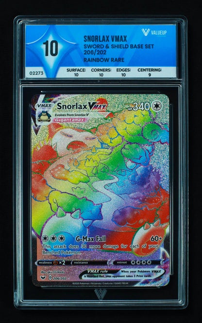02273 SNORLAX VMAX Grading Card