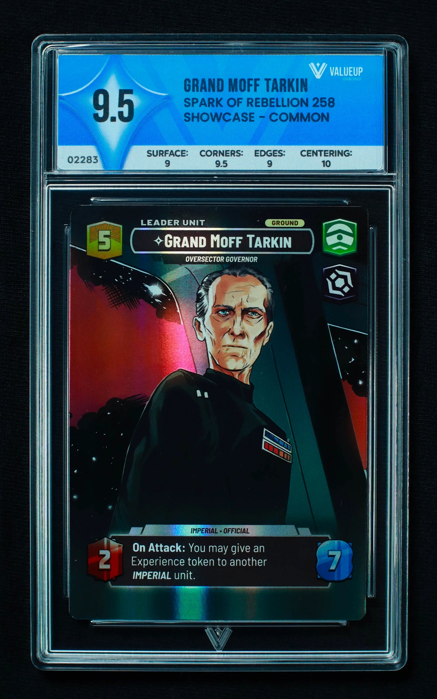 02283 GRAND MOFF TARKIN Grading Card