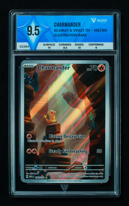 02284 CHARMANDER Grading Card