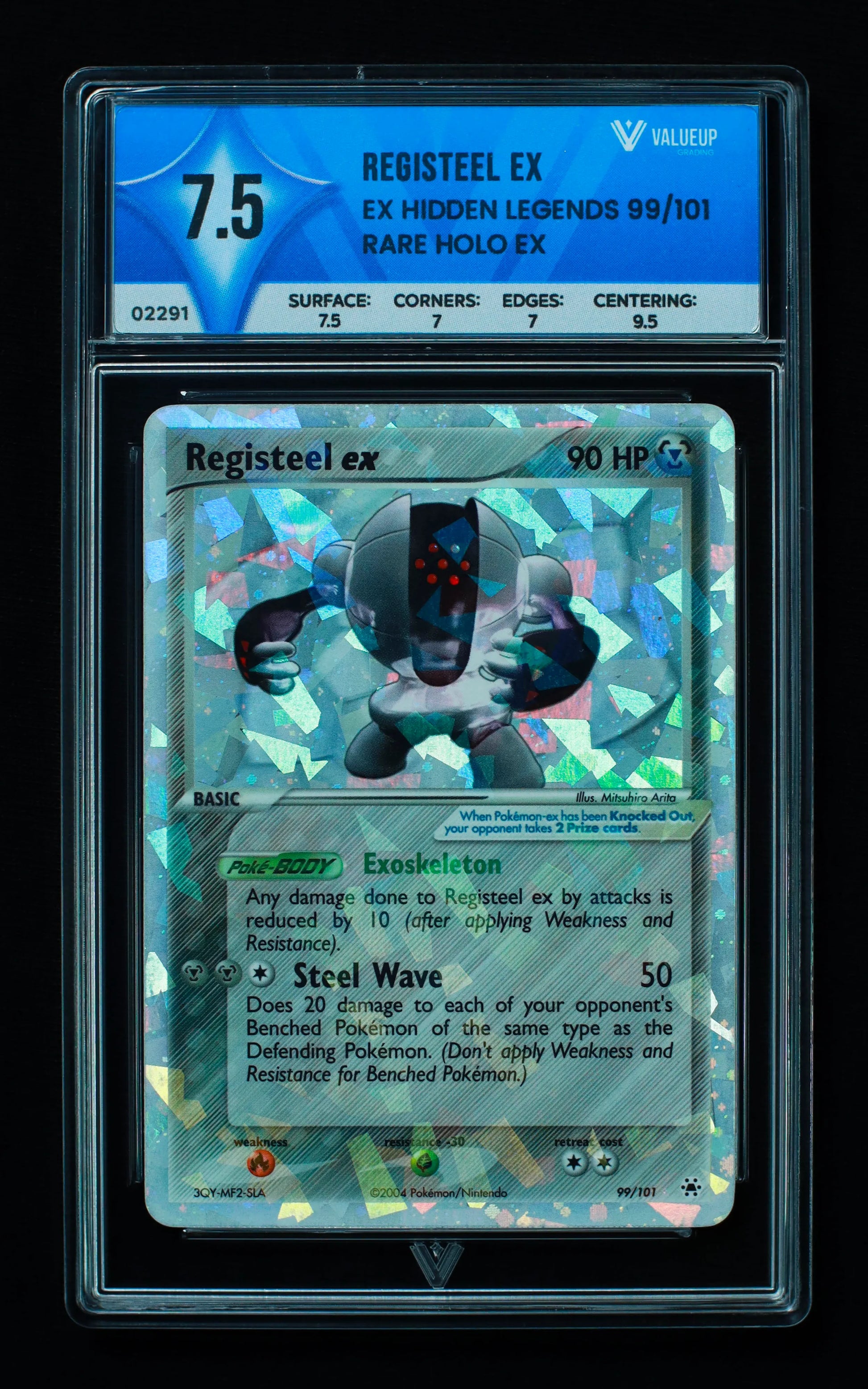 02291 REGISTEEL EX Grading Card