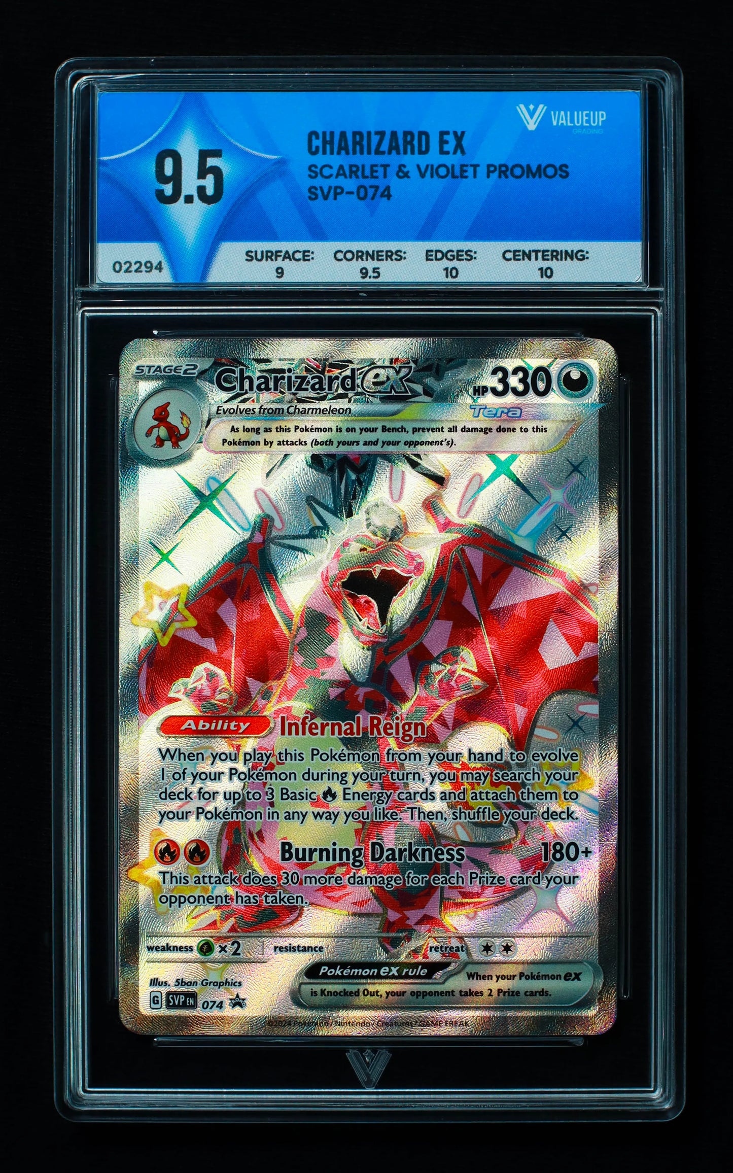 02294 CHARIZARD EX Grading Card