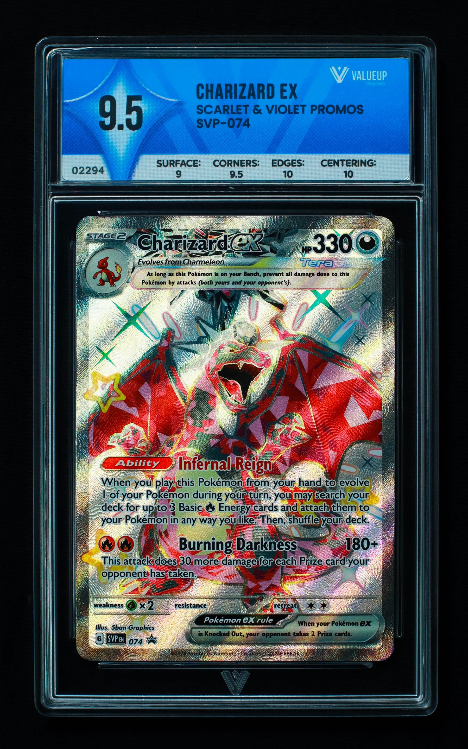 02294 CHARIZARD EX Grading Card