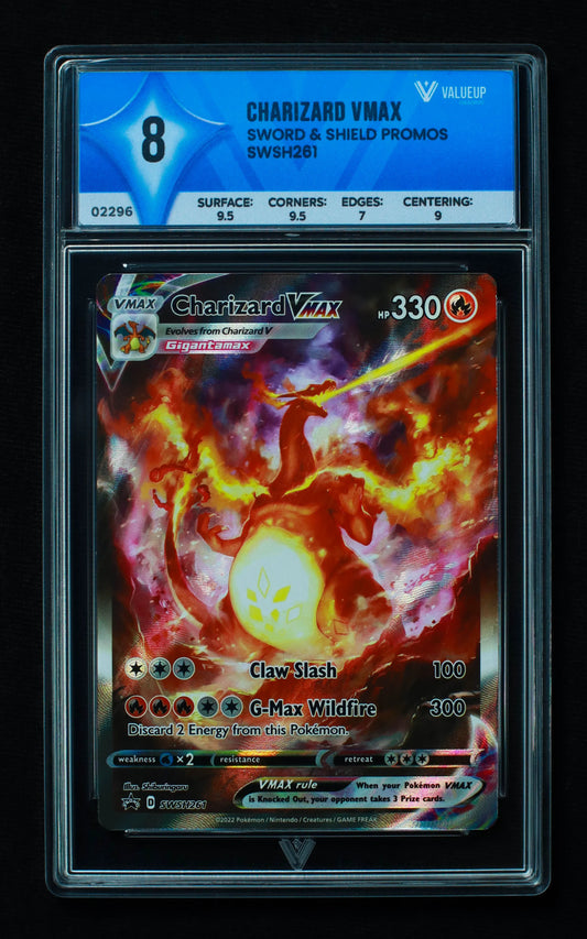 02296 CHARIZARD VMAX Grading Card