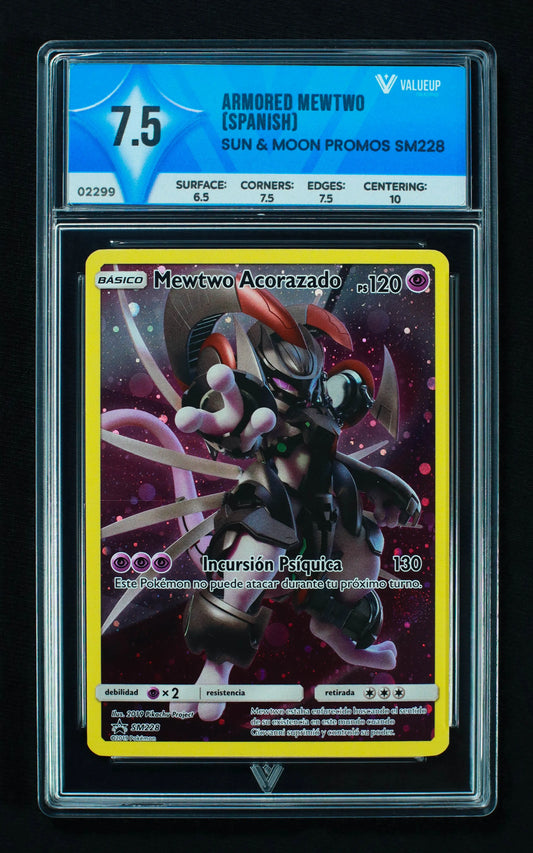 02299 ARMORED MEWTWO (SPANISH) Grading Card