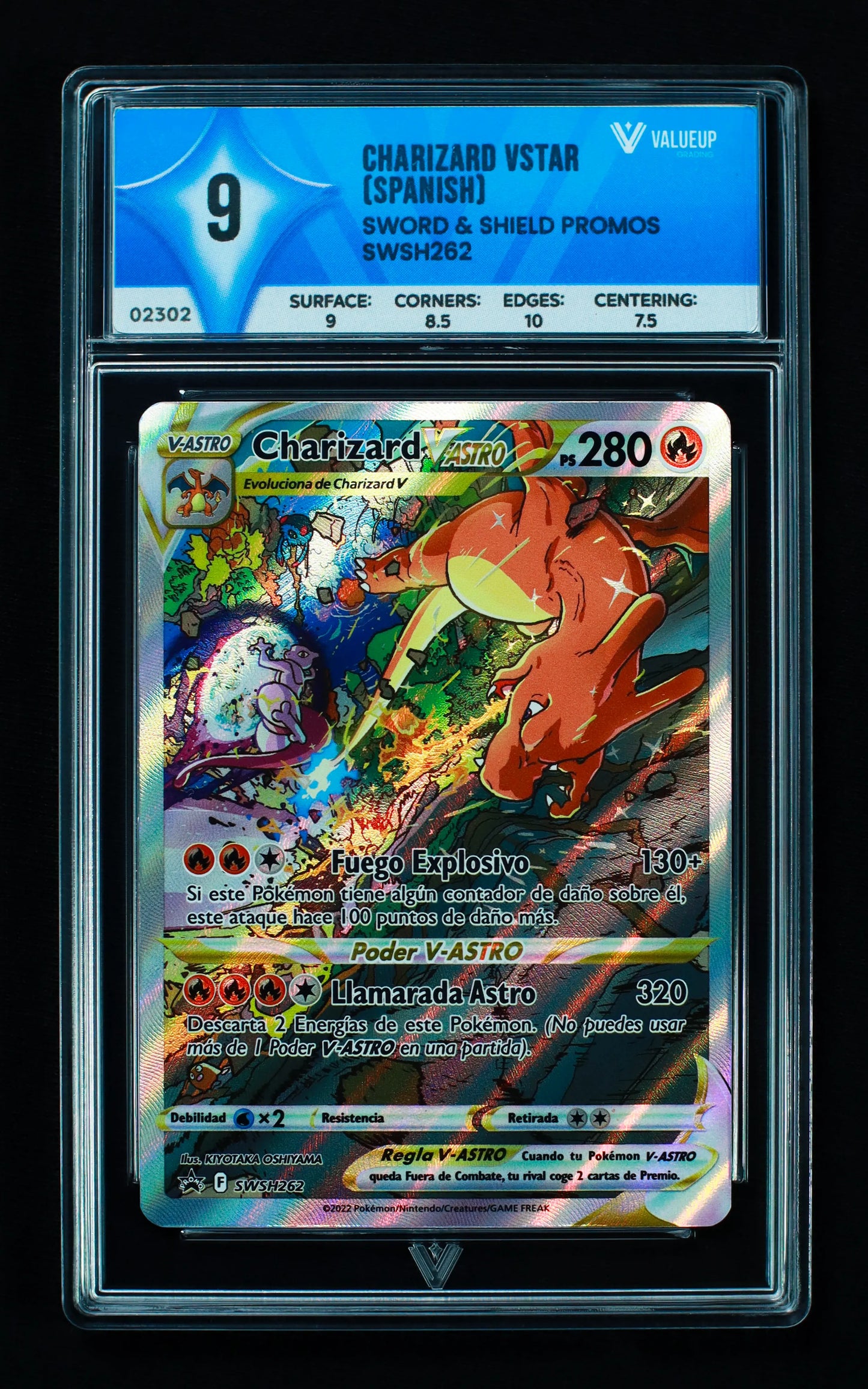 02302 CHARIZARD VSTAR (SPANISH) Grading Card