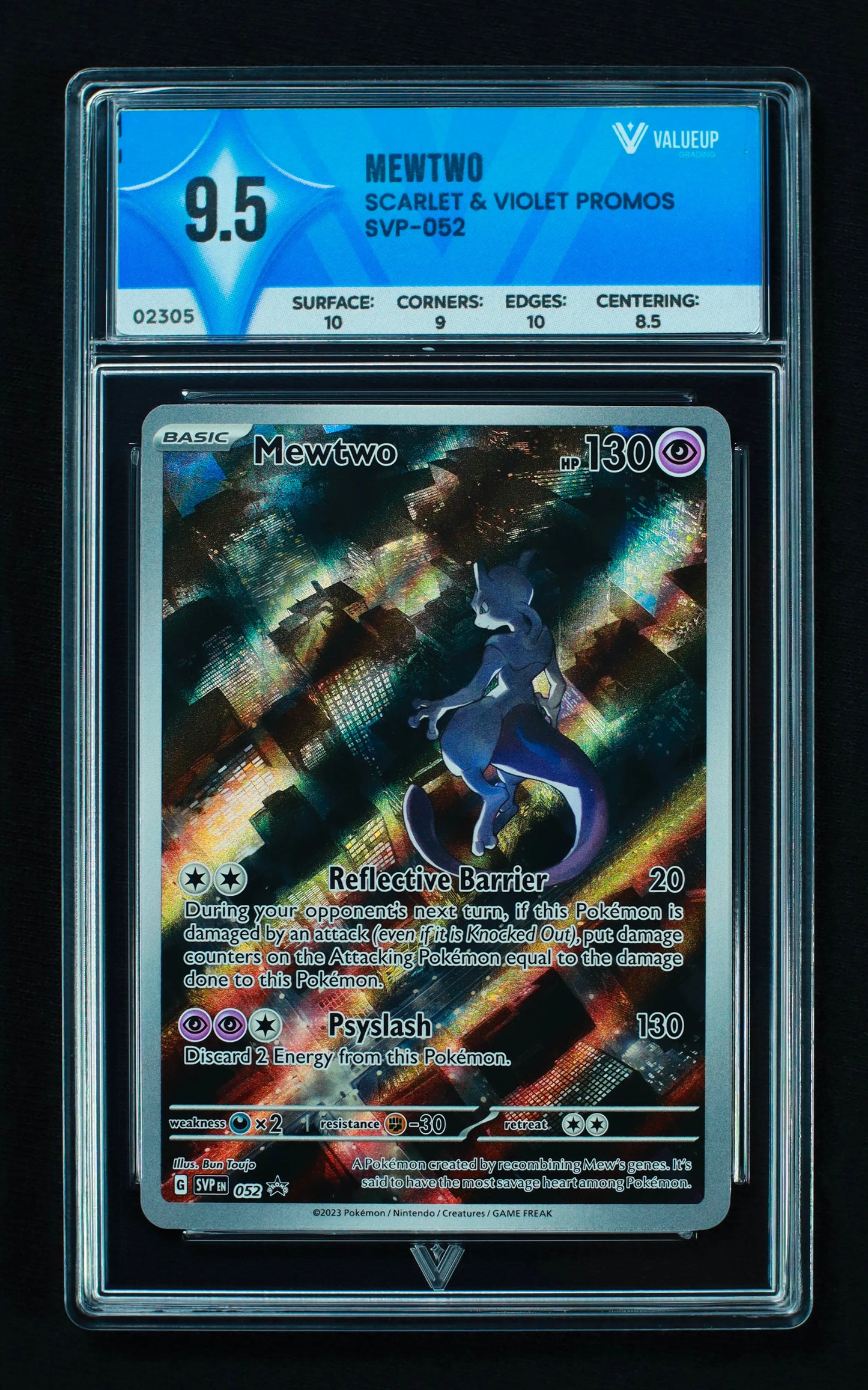 02305 MEWTWO Grading Card