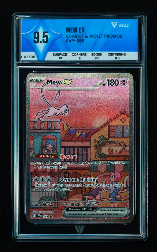 02306 MEW EX Grading Card
