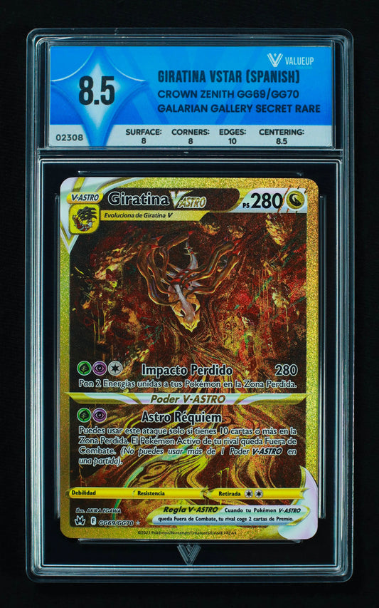 02308 GIRATINA VSTAR (SPANISH) Grading Card