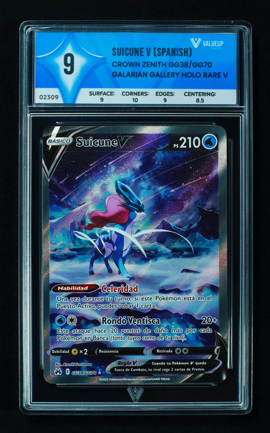 02309 SUICUNE V (SPANISH) Grading Card