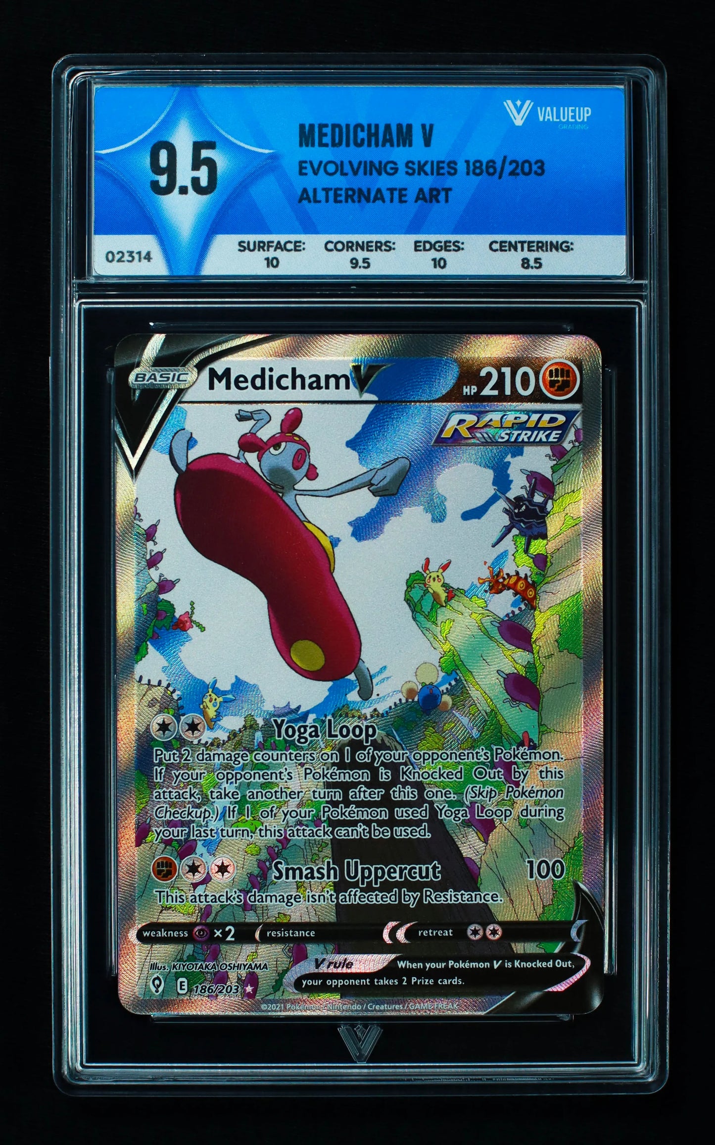 02314 MEDICHAM V Grading Card