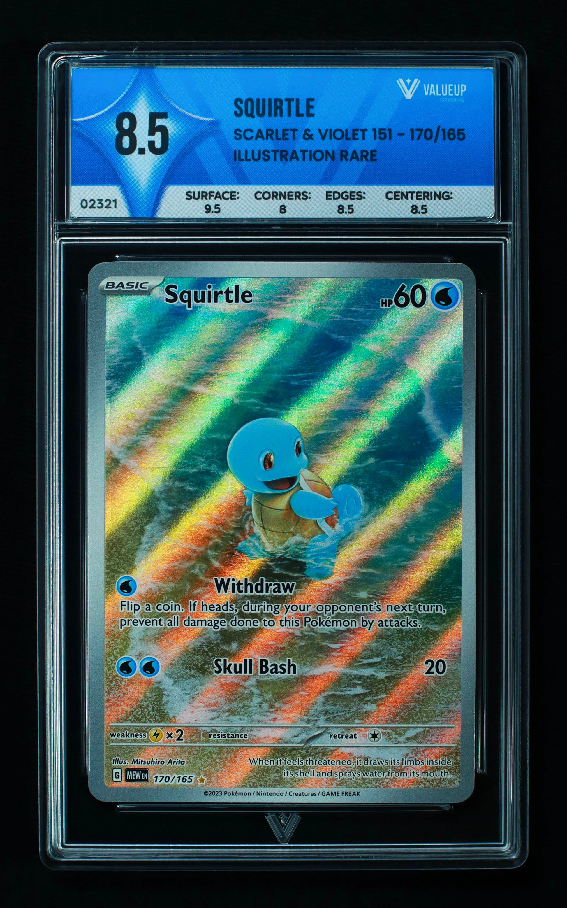 02321 SQUIRTLE Grading Card