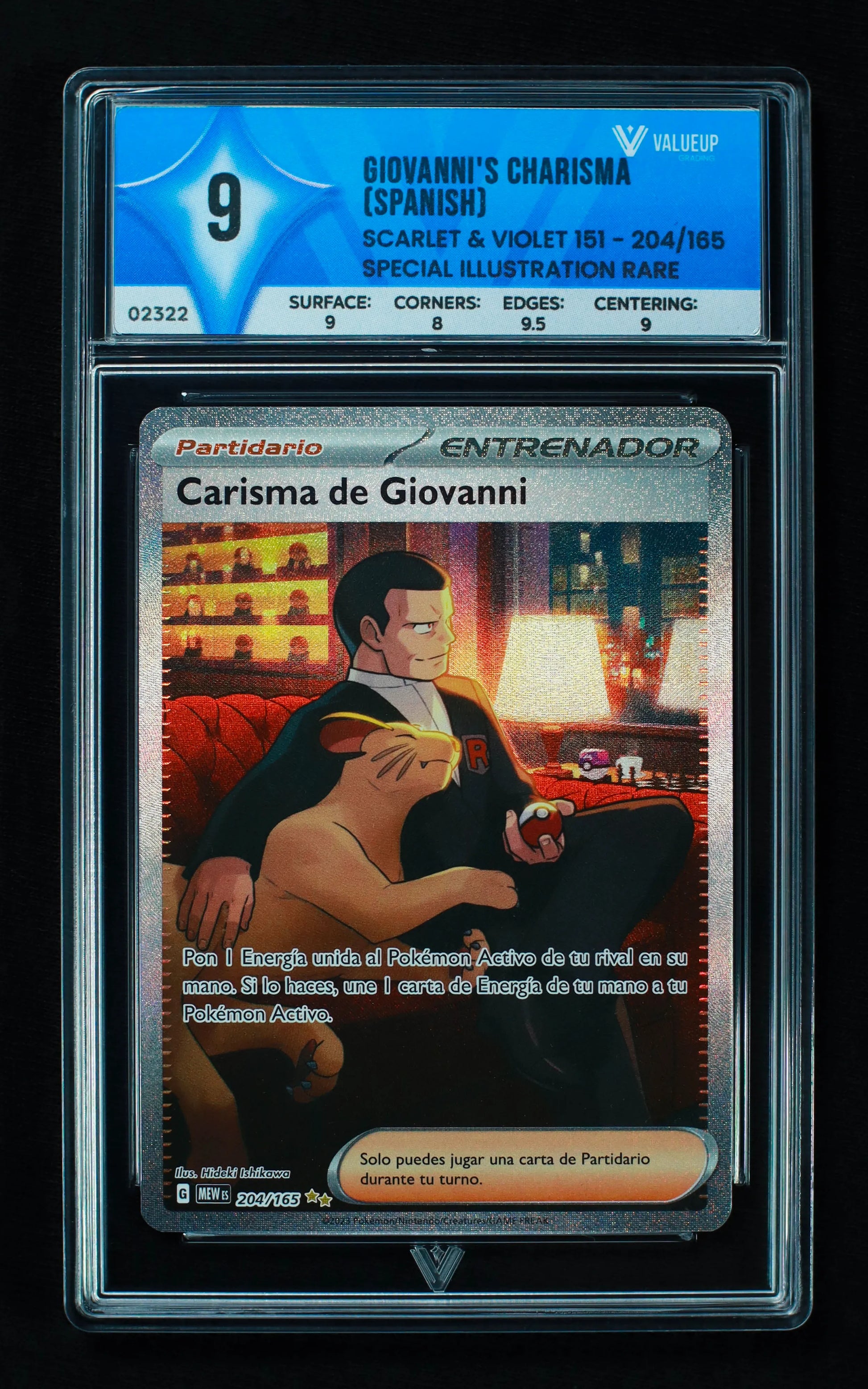 02322 GIOVANNI'S CHARISMA (SPANISH) Grading Card