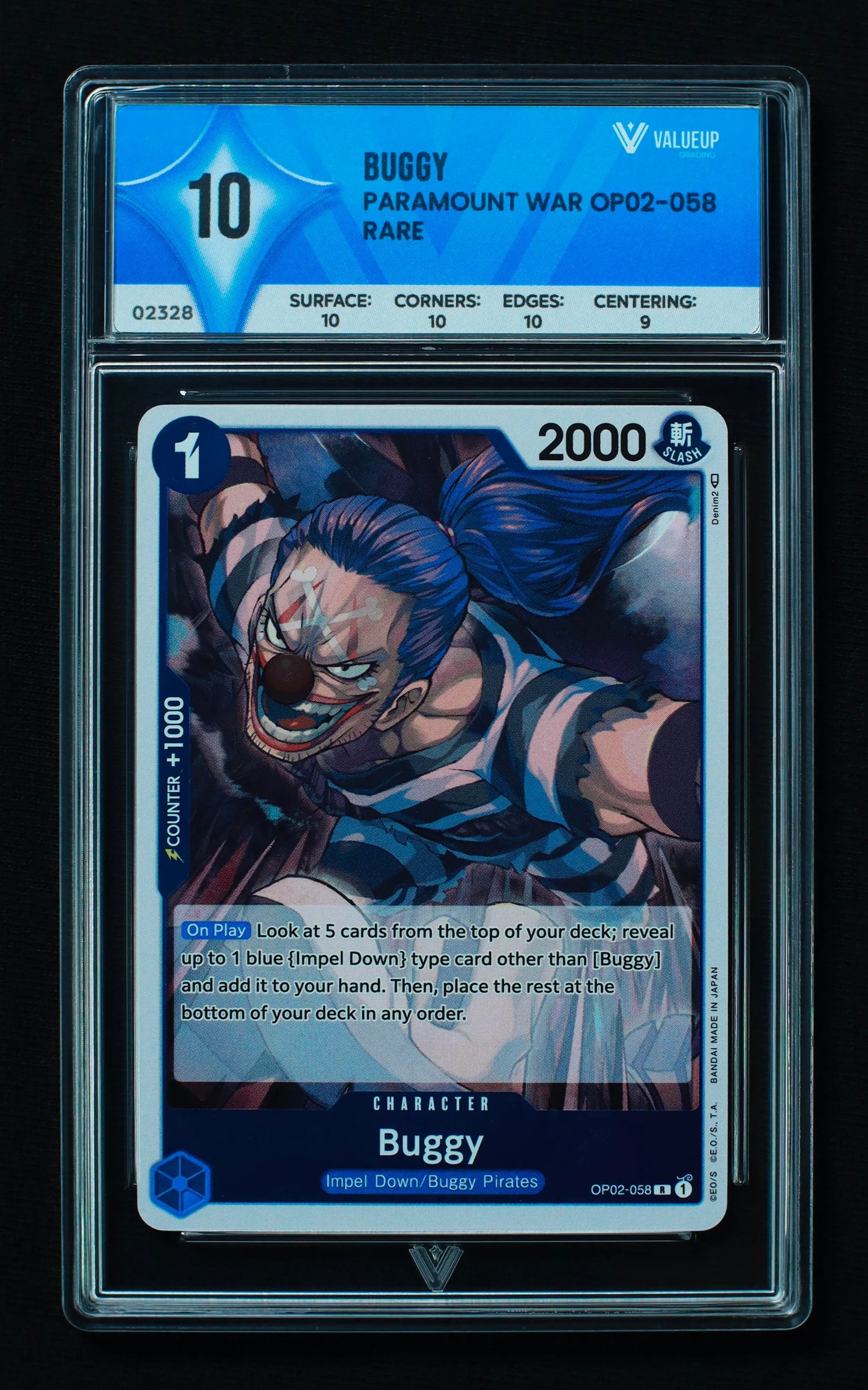 02328 BUGGY Grading Card