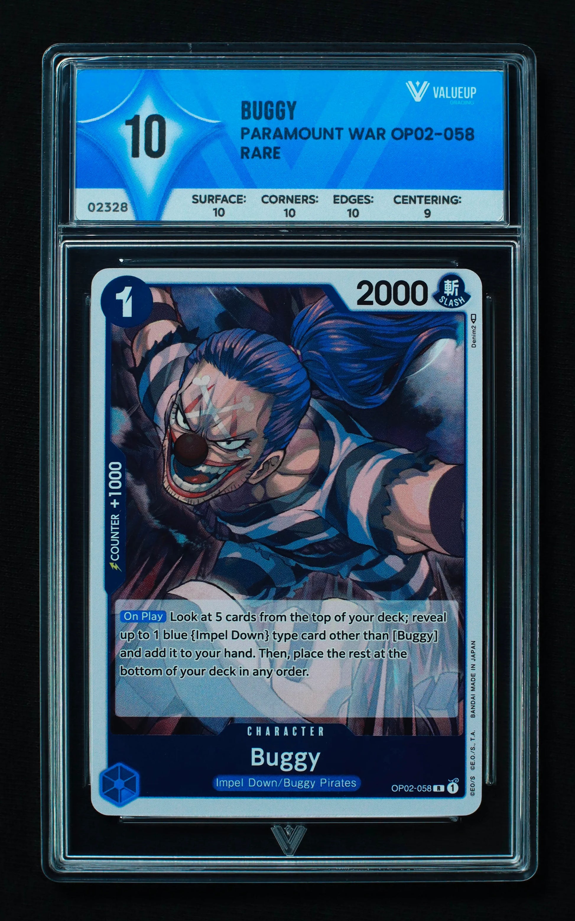 02328 BUGGY Grading Card