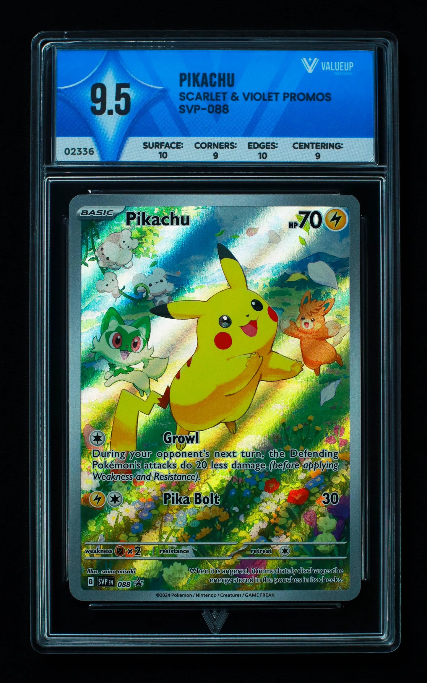 02336 PIKACHU Grading Card