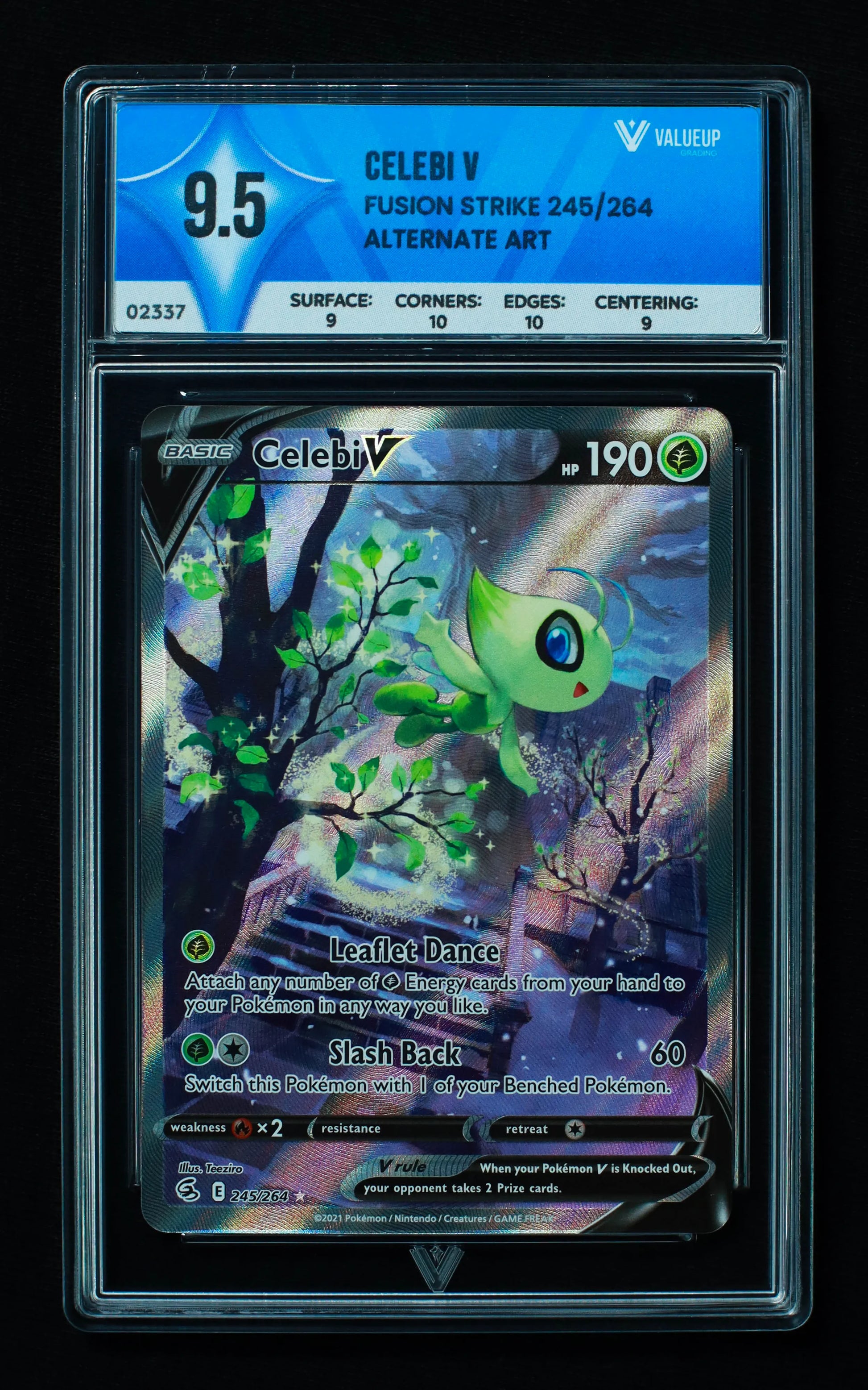 02337 CELEBI V Grading Card