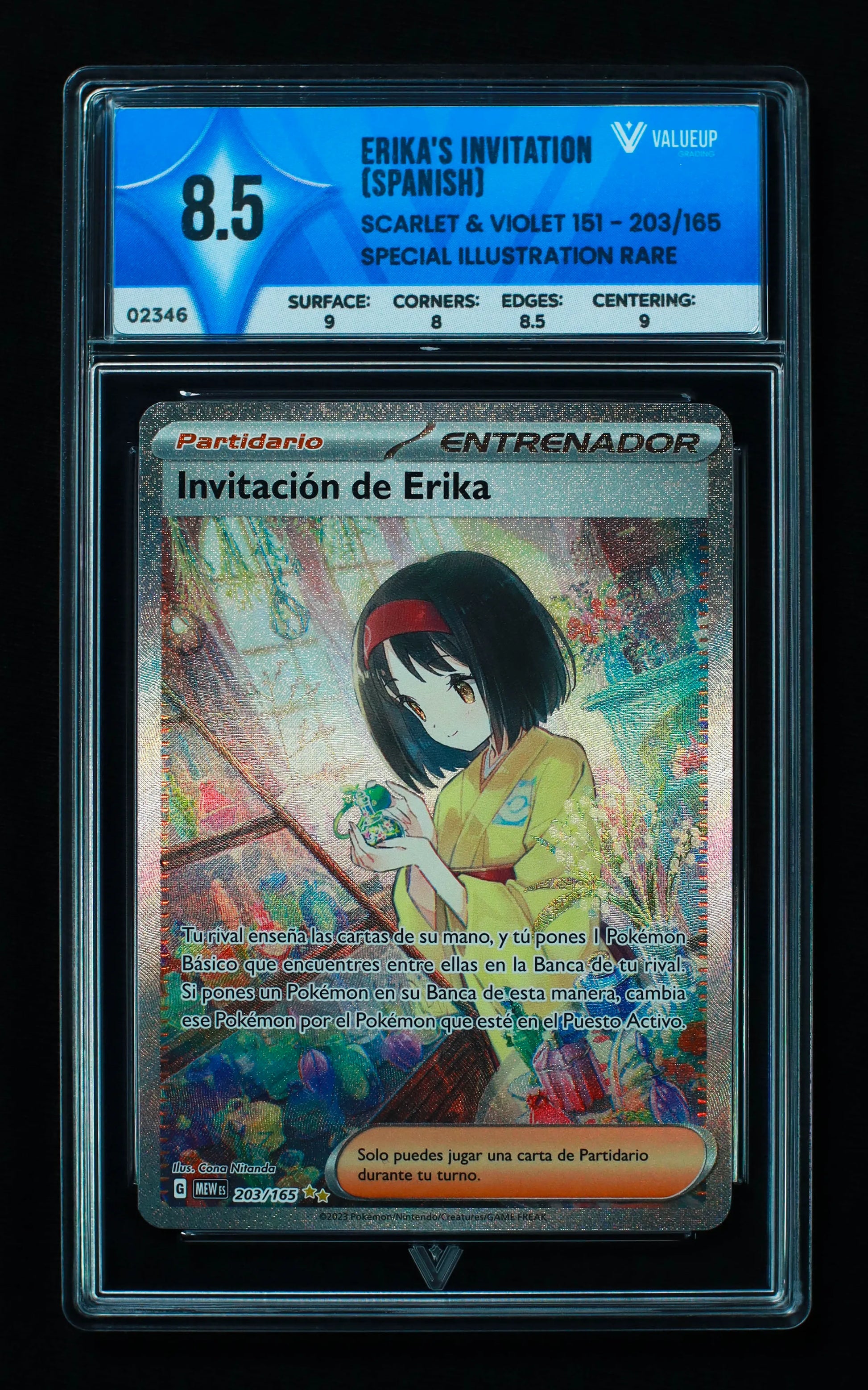 02346 ERIKA'S INVITATION (SPANISH) Grading Card